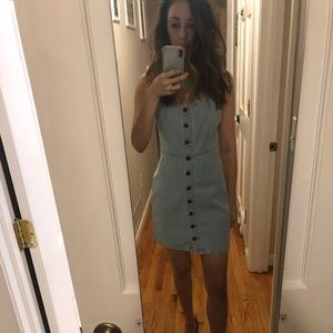 Urban Outfitters Jean Button Front Dress